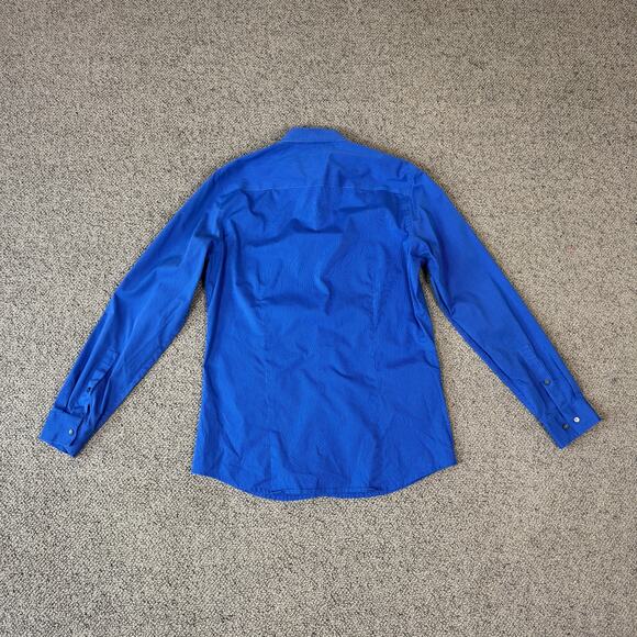 Calvin Klein Non Iron Body Fit Button Up Shirt  US Men's M - Picture 3 of 6